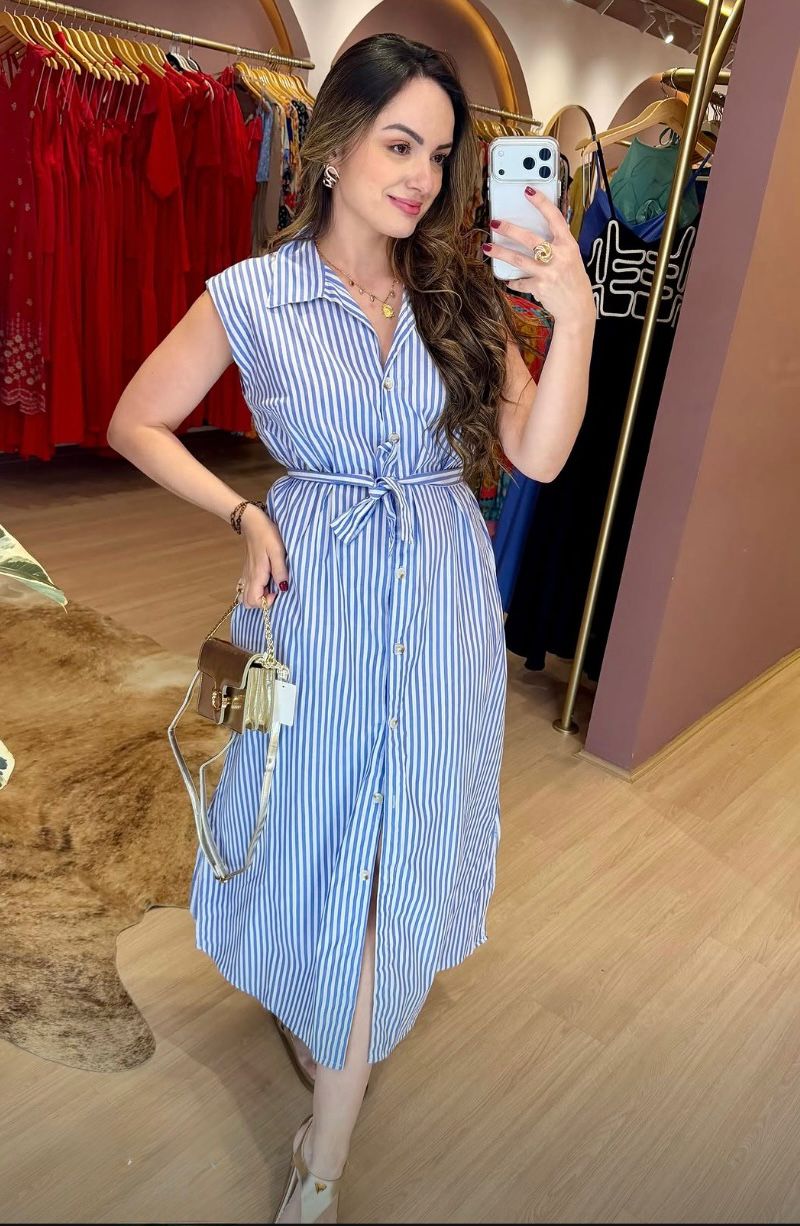Vestido Listras