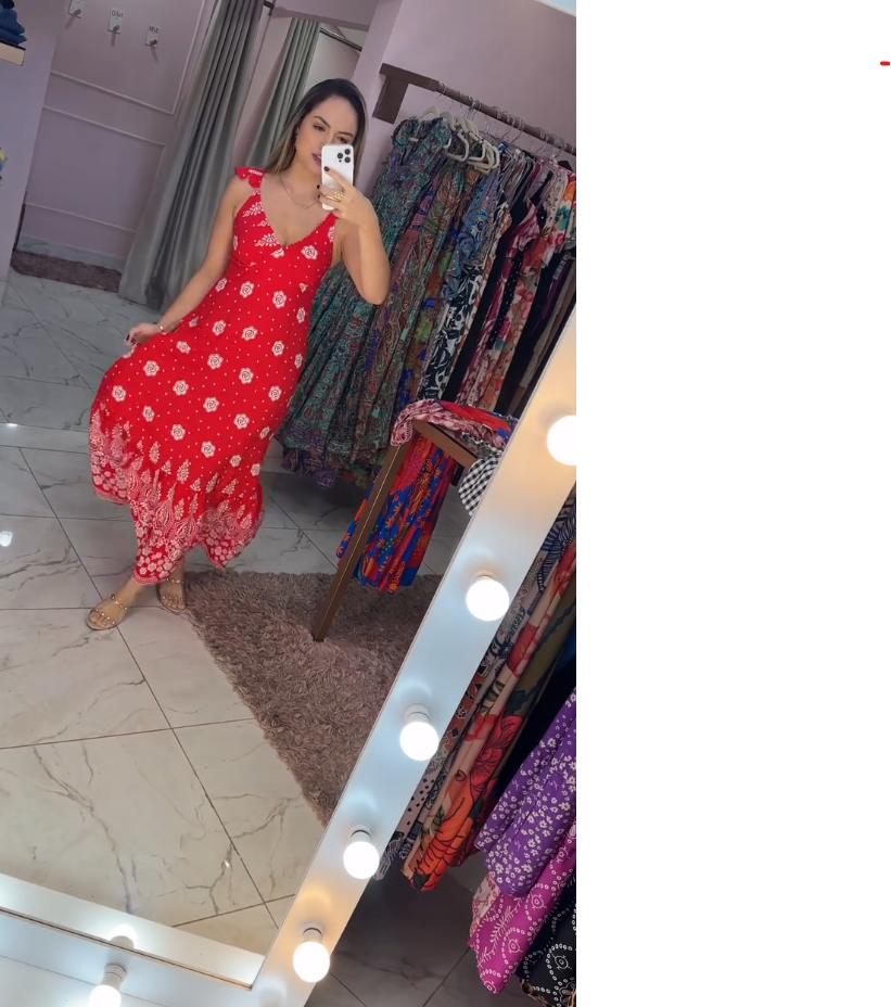 Vestido Natal Peônia