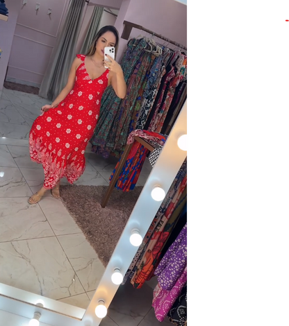 Vestido Natal Peônia